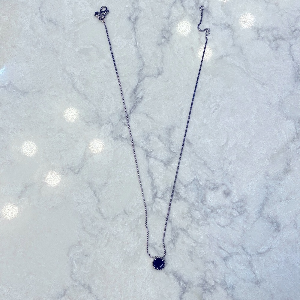 David Yurman Chantelaine Purple Pendant Necklace